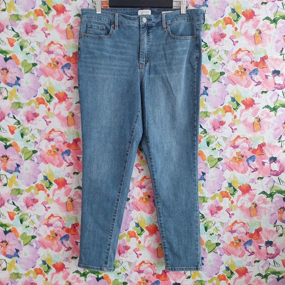 Jessica Simpson High-Rise Ankle Jeans Size 14
